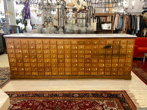 Vintage 1930's Oak Shop Cabinet