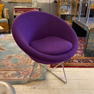 Retro Purple Tub Chair - SOLD