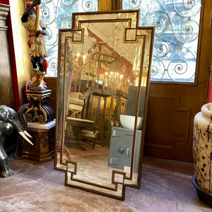 Aged Art Deco Inspired Mirror - SOLD