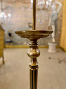 Antique Nickel Standing Lamp - SOLD