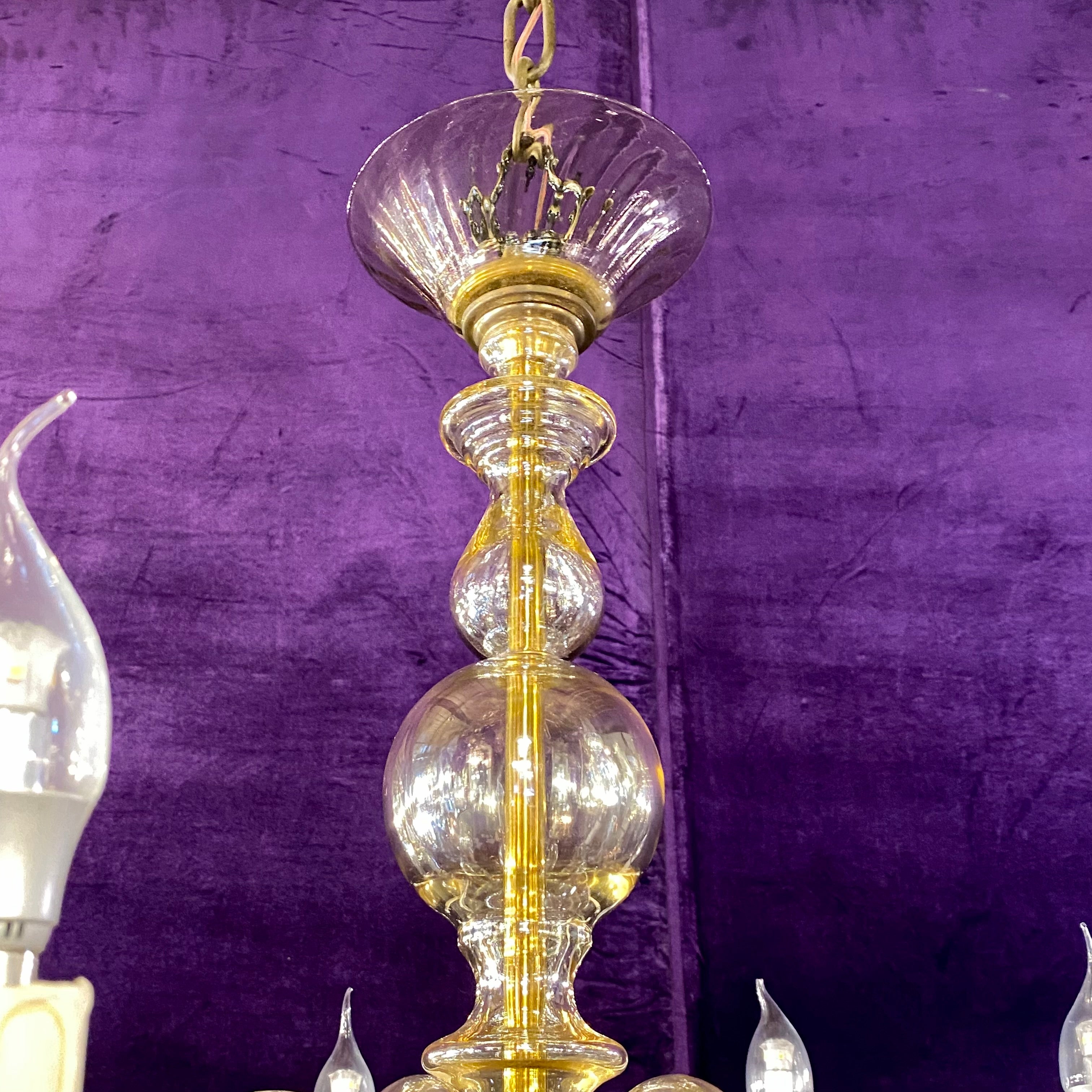 1960's Venetian Glass Chandelier - SOLD