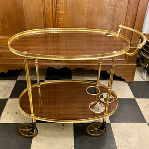 Vintage Mahogany Drinks Trolley - SOLD