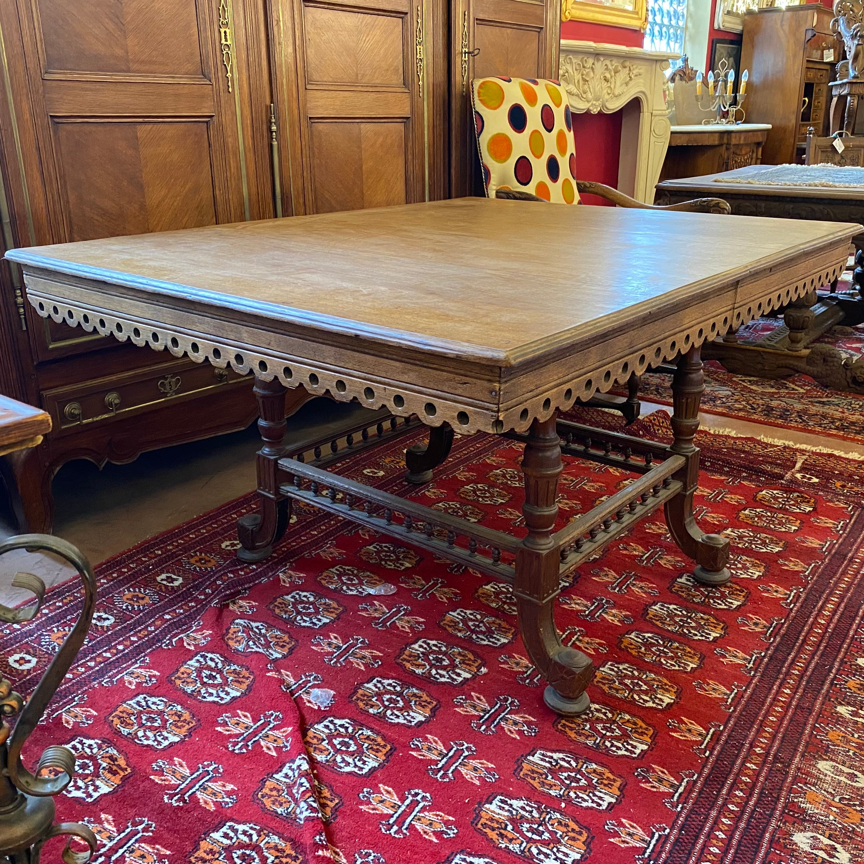 Antique Oak Dining Table - SOLD