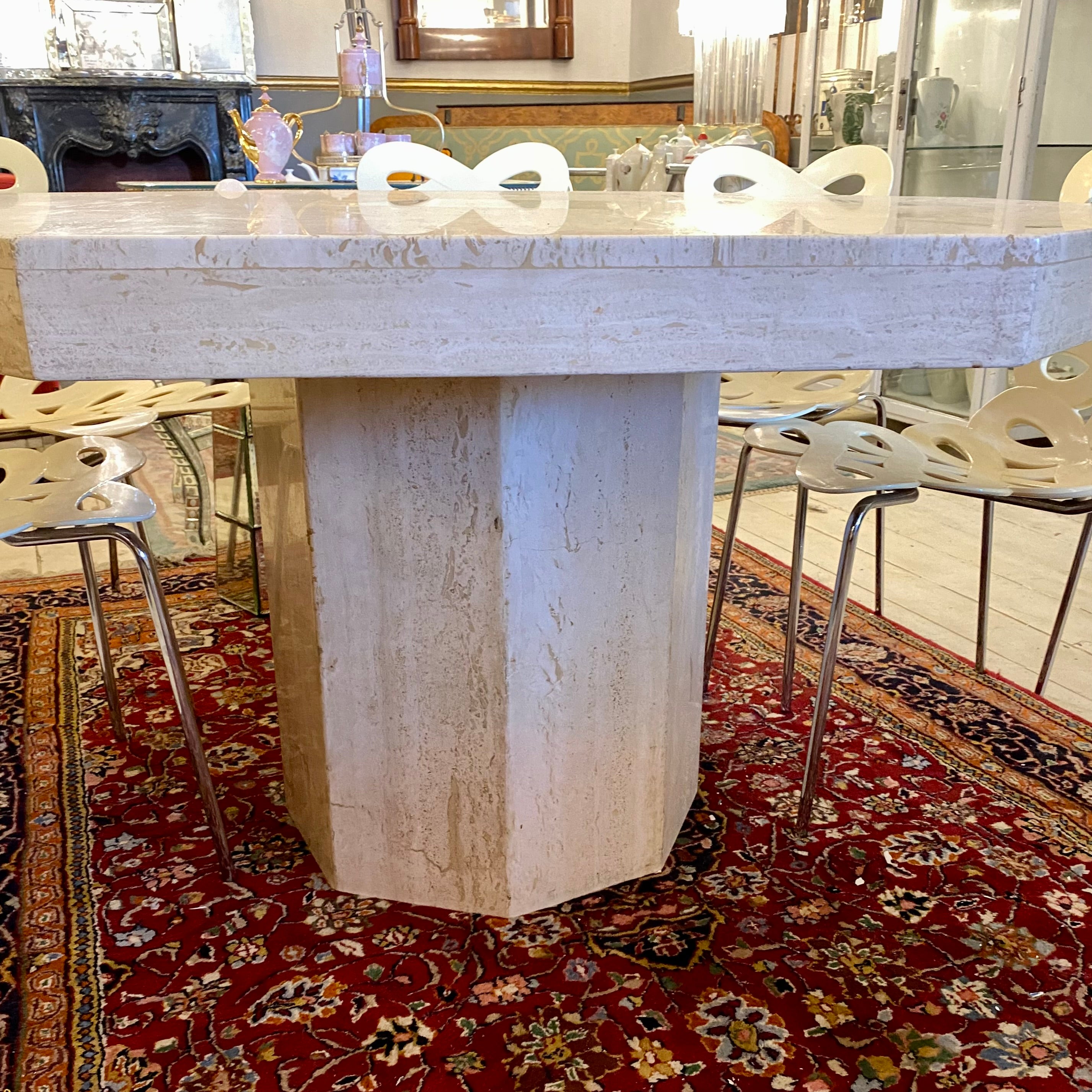 1970's Marble Dining Table - SOLD