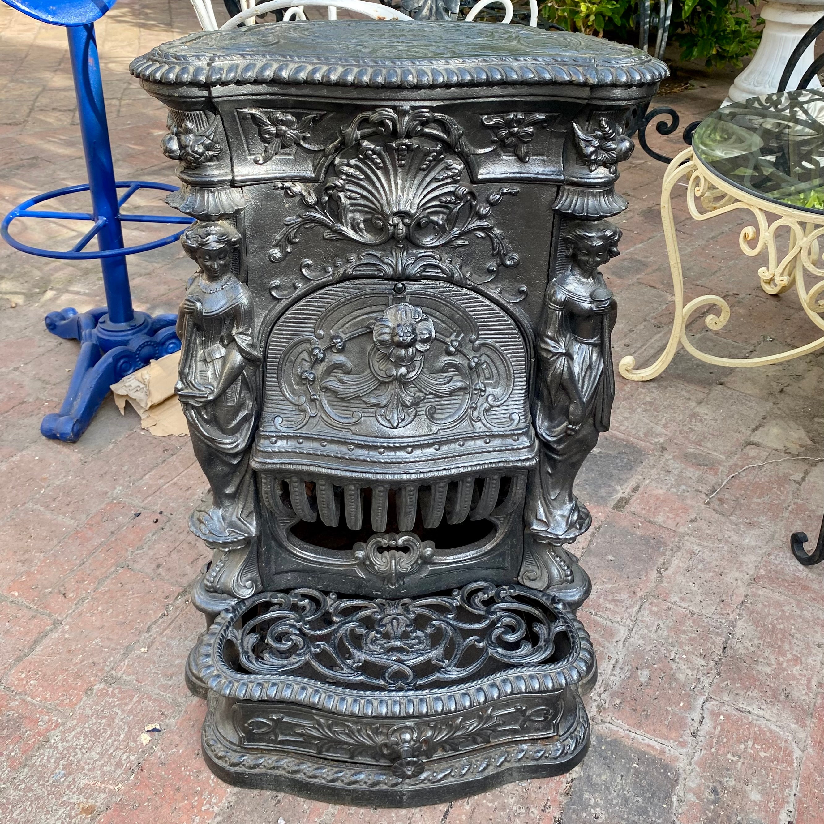 Antique Cast Iron Stove - SOLD