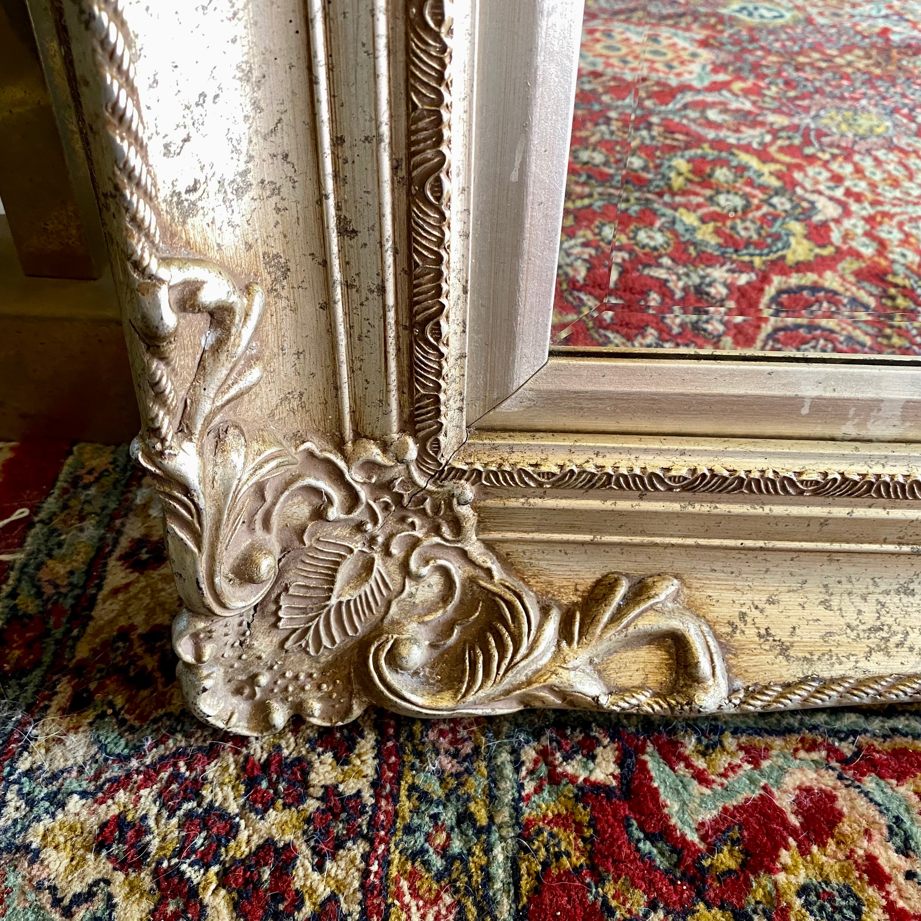 Stunning Silver French Style Mirror - SOLD