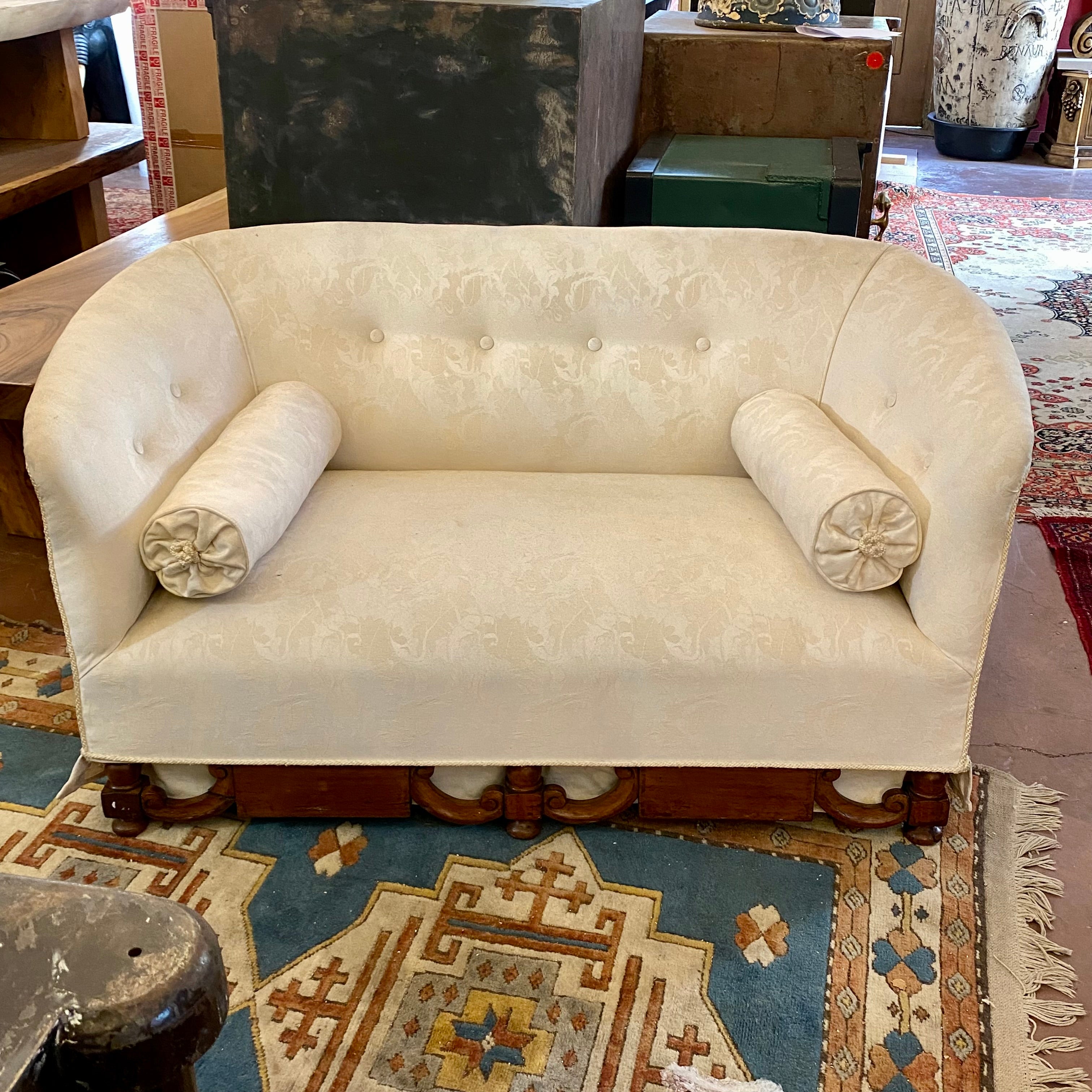 Antique Carved Rosewood Sofa