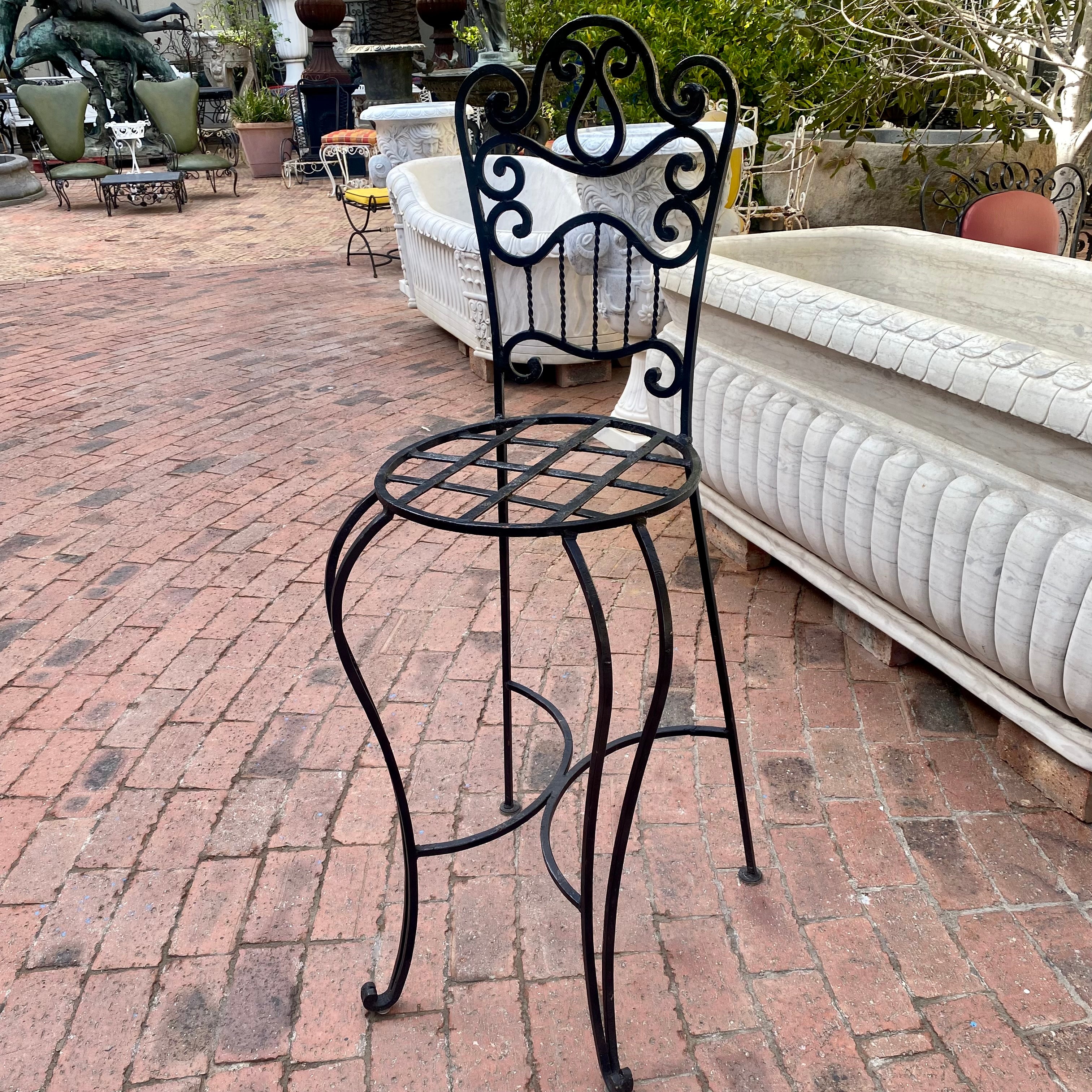 Wrought Iron Bar Stools