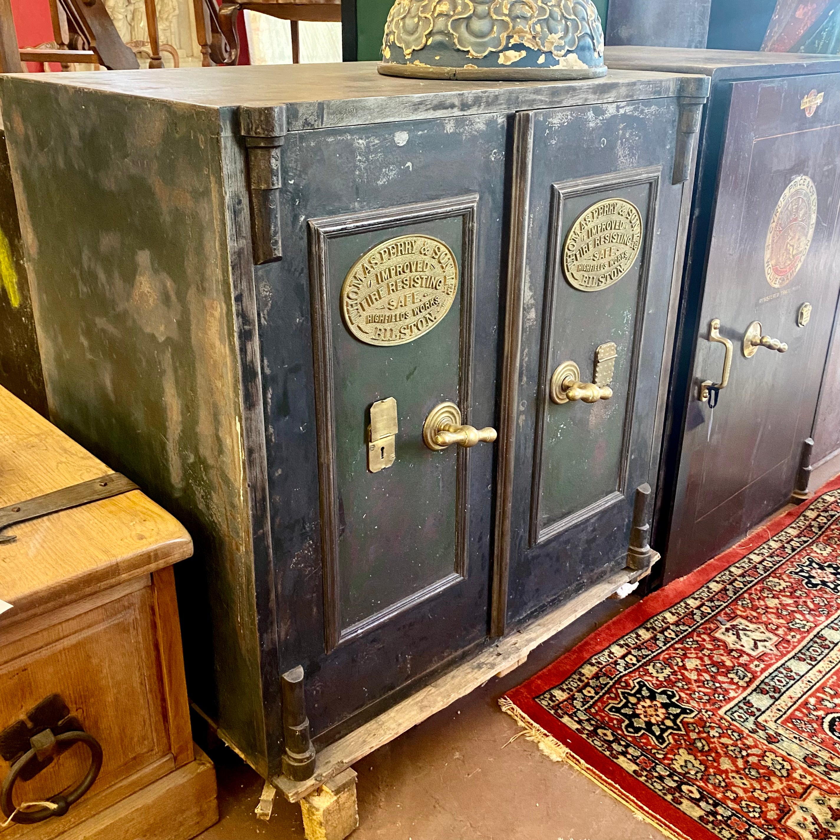 Very Rare and Special Double Door Safe by "Thomas Perry and Sons" - SOLD