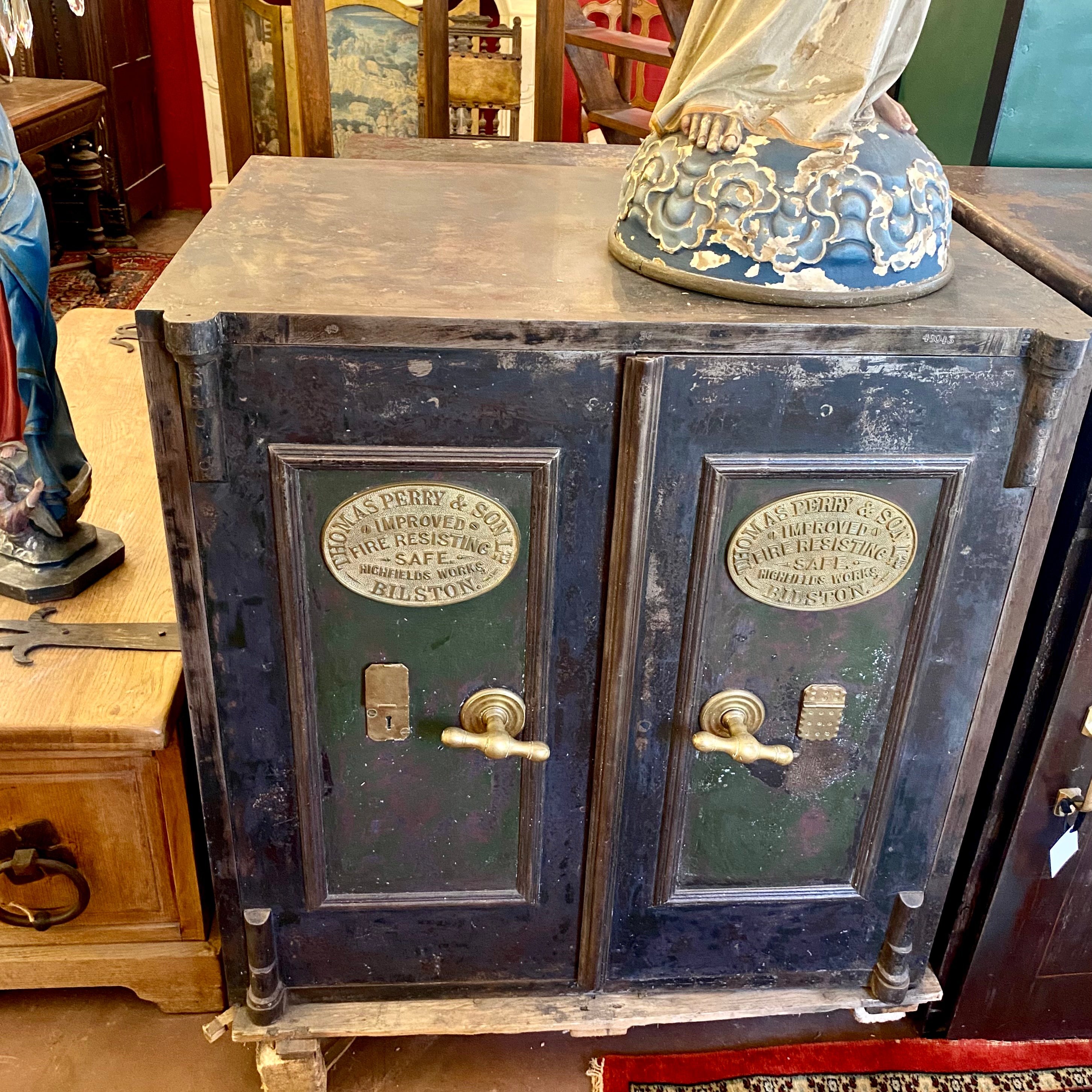 Very Rare and Special Double Door Safe by "Thomas Perry and Sons" - SOLD