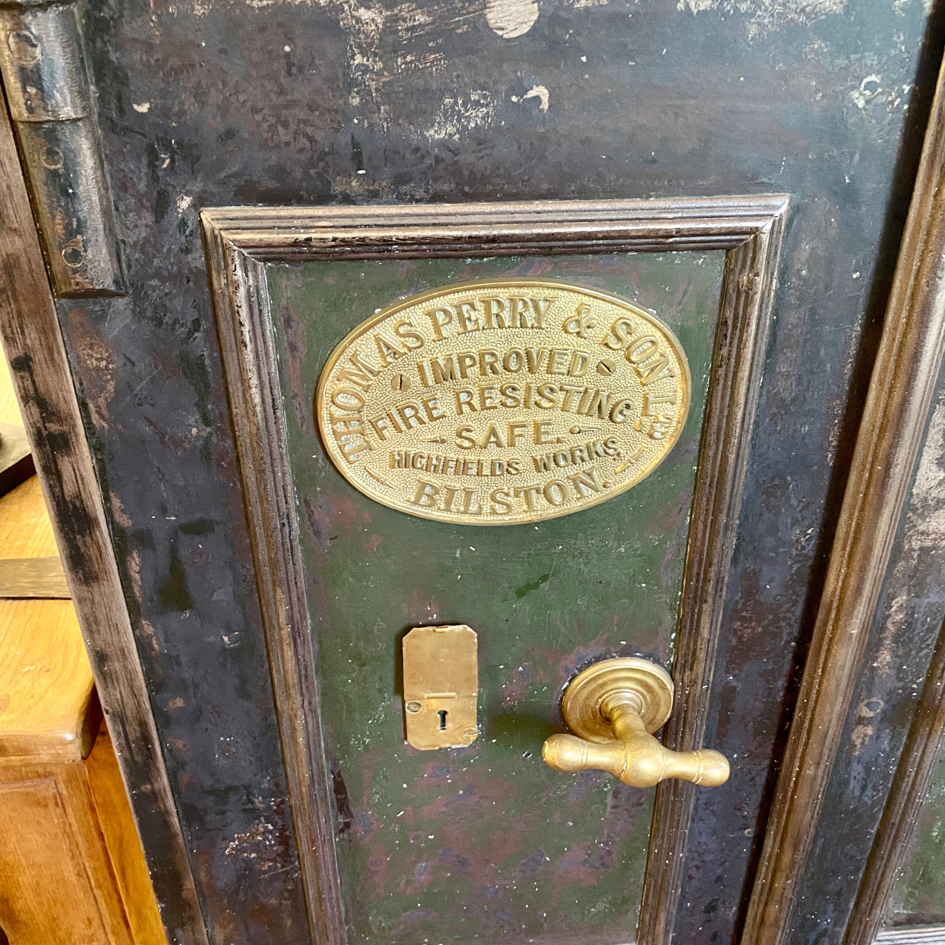 Very Rare and Special Double Door Safe by "Thomas Perry and Sons" - SOLD