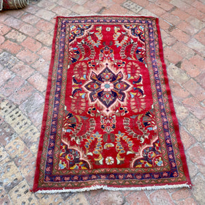 Hand Knotted Vintage Rug