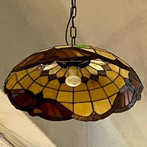 Vintage Brown Tiffany Pendant