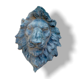 Aged Terracotta Lion's Face - SOLD